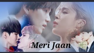 yoonmin  hindi fmv Meri jaan song fanart 💜💜💜💜💜 [upl. by Girovard]