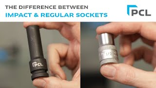 The difference between impact sockets and regular hand tool sockets [upl. by Ahcim]