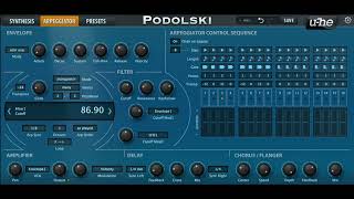 Podolski free UHE Synth Introduction And Demo Old But Good [upl. by Odlanyar]