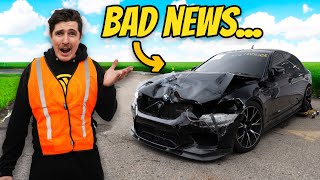 I Made A Big Mistake Buying A Crashed BMW M5 [upl. by Ecirum]