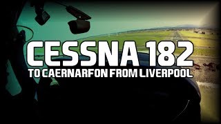 Cessna 182S to Caernarfon with TailCam [upl. by Mazel37]