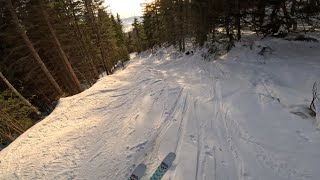 Relaxing skiing in the woods of Norway [upl. by Lindy521]