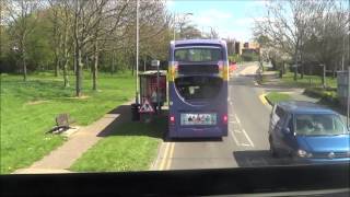 First Essex Bus Route 5 Basildon Bus Station to Pitsea Tesco [upl. by Caye340]