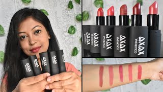 Colorbar XOXO Everlasting Matte Lipstick Review amp Swatches Colorbar XOXO Lipstick [upl. by Nitreb691]