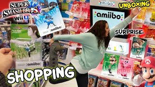 Amiibo Shopping w FGTEEV Mom amp Chase Surprise  Unboxing Super Smash Bros 4 WiiU  Wave 1 [upl. by Atrahc]