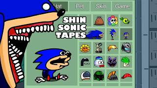 Chaos  Shin Sonic Tapes in Among Us ◉ funny animation  1000 iQ impostor [upl. by Kuth]