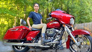 Think the Harley Street Glide is too big for you 2000 mile review [upl. by Lyrrehs]