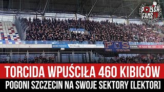 Torcida wpuściła 460 kibiców Pogoni Szczecin na swoje sektory LEKTOR 20052023 r [upl. by Eladnor254]