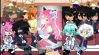 Aphmau and her friends from pdh react to kawaiichan and Zane present self Part 3 [upl. by Milon588]