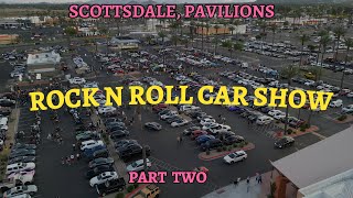 SCOTTSDALE PAVILIONS CAR SHOW PART TWO  4K DRONE FOOTAGE [upl. by Ennayelhsa44]