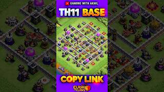 NEW TH11 WAR Base ✨ Perfect Anti2 Star Base 🛡️ coc clashofclans [upl. by Nandor]