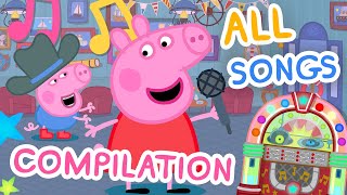 Peppa Pig  Lets Jump In  All Songs Official Music Videos [upl. by Merrel557]