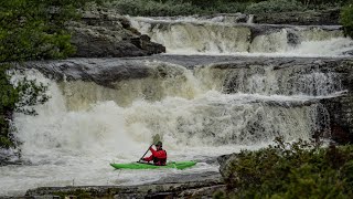 Kayaking on the Store Ula in Norway [upl. by Einattirb]