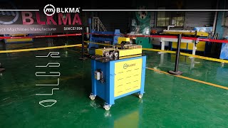 BLKMA Pittsburgh lockformer  HVAC Duct lock forming machine  Duct work Lockformer machine [upl. by Atikahs]