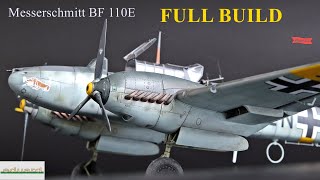 Messerschmitt BF110E 148 FULL BUILD Eduard 8203 [upl. by Gusti]