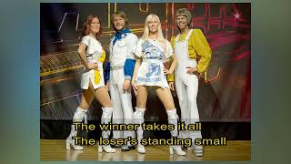 ABBA  The winner takes it all 1980 LYRICS [upl. by Hallerson]