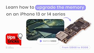 How to upgrade the Memory on an iPhone 13 or 14 Series Tips and Tricks 51 [upl. by Enahpets]