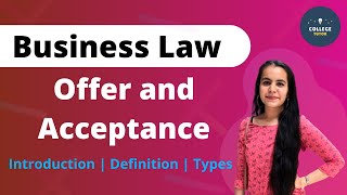 Offer and Acceptance  Indian Contract Act 1872  Business Laws  Study at Home with me [upl. by Jamie618]