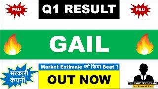 Gail Q1 Results 2025  Gail result today  Gail share latest news  Gail india share news  Gail [upl. by Selassie]