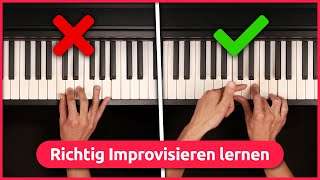 Richtig Improvisieren am Klavier 🎹 Klavier lernen mit music2me [upl. by Wiese347]