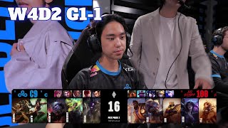 C9 vs 100  Game 1  Week 4 Day 2 S14 LCS Summer 2024  Cloud 9 vs 100 Thieves G1 W4D2 Full Game [upl. by Menides93]