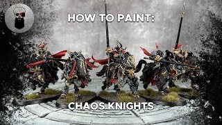 Painted Chaos Warriors Slaves to Darkness Battleline Part 3 of 5 Warhammer Age of Sigmar [upl. by Britt]