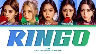 ITZY RINGO Lyrics Color Coded Lyrics [upl. by Llenram954]