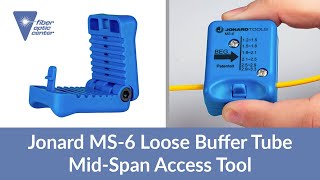 Jonard Tools MS6 MidSpan Access Tool  Available from Fiber Optic Center [upl. by Nealon]