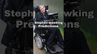 Stephen Hawkings MindBlowing Future Predictionsytshortsvideo stephenhawking predictions short [upl. by Ynafetse357]