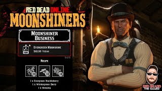 💥BEST LOCATIONS💥 for Evergreen Moonshine INGREDIENTS in Red Dead Online Gensing Huckleberry [upl. by Dlawso]