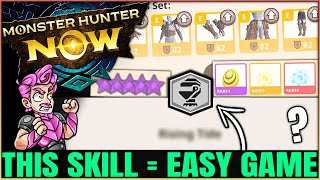 Monster Hunter Now  This Easily Beats ANY Star Monster  All Weapons Best Build Armor Skill Guide [upl. by Sinne]