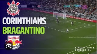 corinthians vs bragantino campeonato brasileiro efootbaall 2025 [upl. by Elohc]