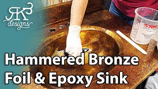 An AMAZING Epoxy Exotic Pour Over Kitchen Countertops  Stone Coat Countertops Epoxy [upl. by Aenahs]