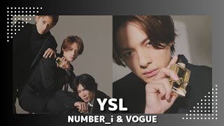 CM Sho Hirano amp Yuta Jinguji amp Yuta Kishi Collaborates With VOGUE JAPAN And YSL Fragrance [upl. by Erreipnaej]