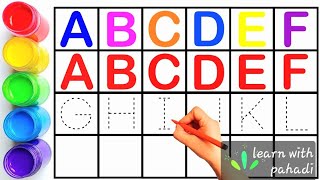 Alphabet Song ABC Phonics Song with two word ABC Lullaby abcd preschool toddlers abcsong [upl. by Asilak]