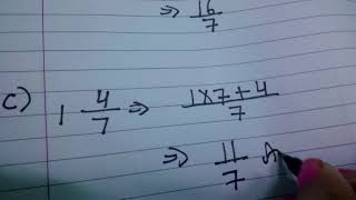 convert Mixed fractions into improper fractions learn maths in educational channel by Ritashu [upl. by Lamont]