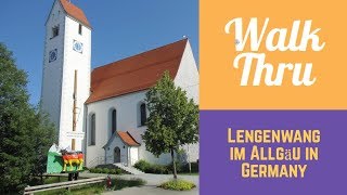 Walking through Lengenwang im Allgäu in GERMANY [upl. by Lough]