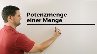 Potenzmenge einer Menge Mengenlehre  Mathe by Daniel Jung [upl. by Ellatsirhc]