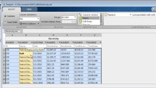 How to Import Data from Text Files Interactively in MATLAB 2012b [upl. by Isied]