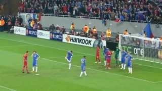 Steaua  Chelsea 10 HDoptimi UEFA Europa League07032013 [upl. by Ahsitruc872]