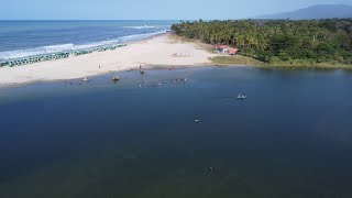 Buritaca donde se junta el río con el mar en Santa Marta [upl. by Amil]