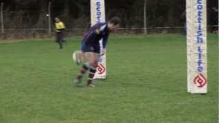 DARREN CLAPPERTON TRY v HAWICK YM  291212 [upl. by Itsirhc884]