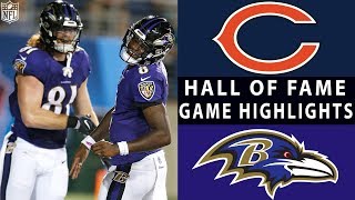 Bears vs Ravens  NFL 2018 Hall of Fame Game Highlights [upl. by O'Connell]