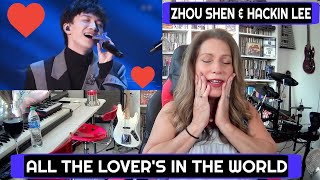 ZHOU SHEN amp HAKEN LEE quotAll the Lovers in The Worldquot 《天下有情人》李克勤、周深 上 Zhou Shen Reaction reaction [upl. by Angelica225]