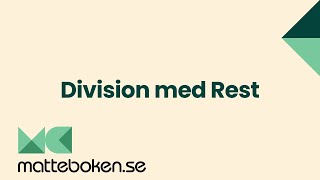 Division med Rest  Matte [upl. by Faustus]