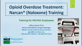 Marion County Health amp Human Services MCHHS Narcan Training Presentation [upl. by Shakti]