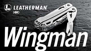 Leatherman WINGMAN Overhead view Show Product 4K [upl. by Elehcar]