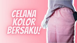 Cara Menjahit Celana Kolor Pendek dengan Kantong  DARI POLA [upl. by Melisse536]