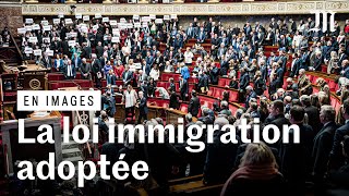 Loi immigration adoptée  le résumé de la soirée [upl. by Annawaj]