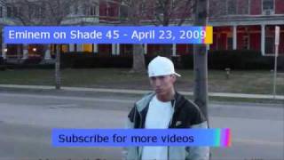 part 2 NEW Eminem Interview APRIL 23 2009 Talks about Lil wayne his new album Relapse and more [upl. by Ociredef]